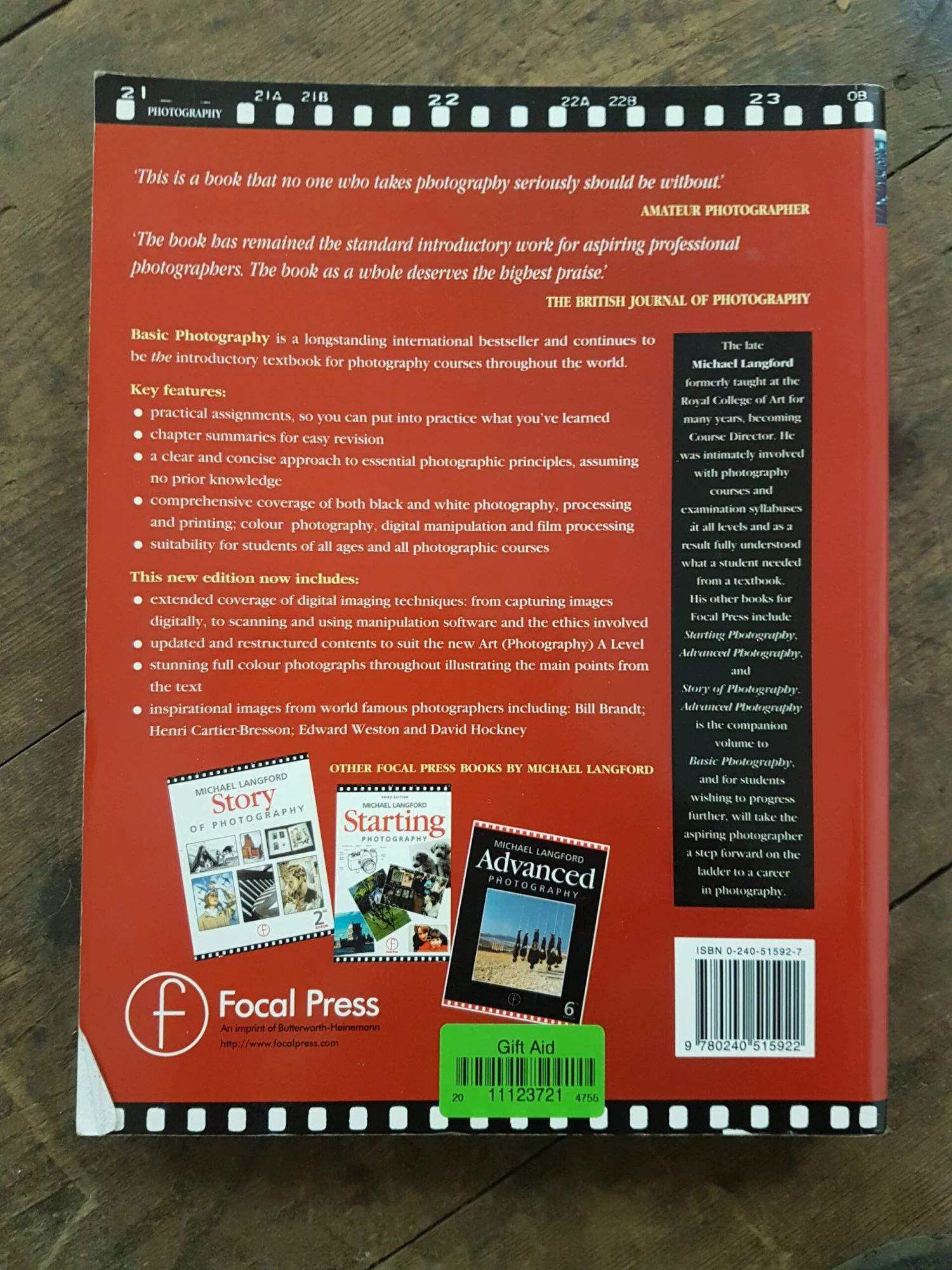Classic 'Basic Photography' Paperback Textbook By Mark Langford. Super Useful Book, Great For Photography Students Or As A Refresher! 6 Classic 'Basic Photography' Paperback Textbook By Mark Langford. Super Useful Book, Great For Photography Students Or As A Refresher! - Image 4