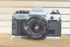 Canon AE1 P With Sigma Super Wide 2 24mm F2.8 FD Lens! Beautiful Example Of A Well Looked After Vintage Camera.