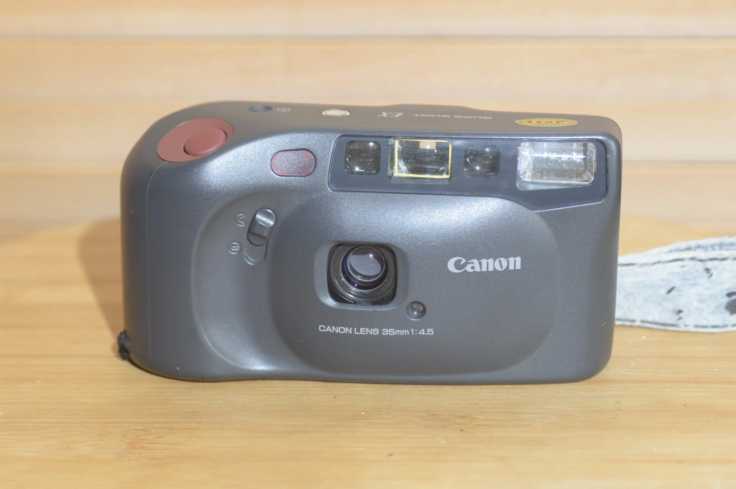 Canon Sure Shot EX Compact 35mm Camera With Case. Fab Point And Shoot 4 Canon Sure Shot EX Compact 35mm Camera With Case. Fab Point And Shoot - Image 2