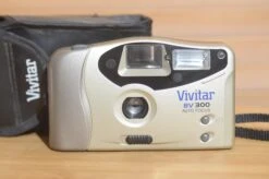 Vivitar BV300 35mm Compact Camera With Case. Super Cute Vintage Point And Shoot. Pocket Film Camera