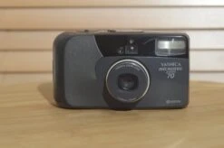 Vintage Yashica Microtec Zoom 70 35mm Compact Camera. Fantastic Vintage Point And Shoot.