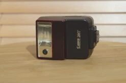 Canon Speedlite 244t Flash Unit With Case. Superb Vintage Flash