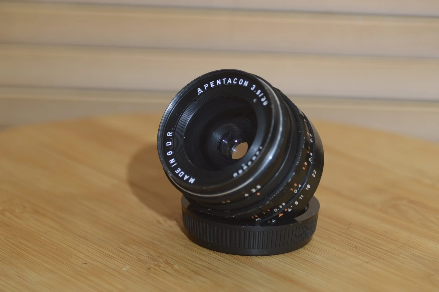 Vintage Pentacon 30mm F3.5 M42 Wide Angle Lens. 3 Vintage Pentacon 30mm F3.5 M42 Wide Angle Lens.