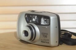 Pentax Espio 738 Compact Camera With Strap And Case. Perfect, Lightweight 35mm To Put In A Pocket, Bag Or Belt Loop. -Cameras Sale Shop DSC 0026 5d27ea9a 6663 492d a9e8 d88dfc9f2235