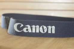 Blue Canon EOS Vintage Strap. A Lovely Addition To Your Canon Set Up.
