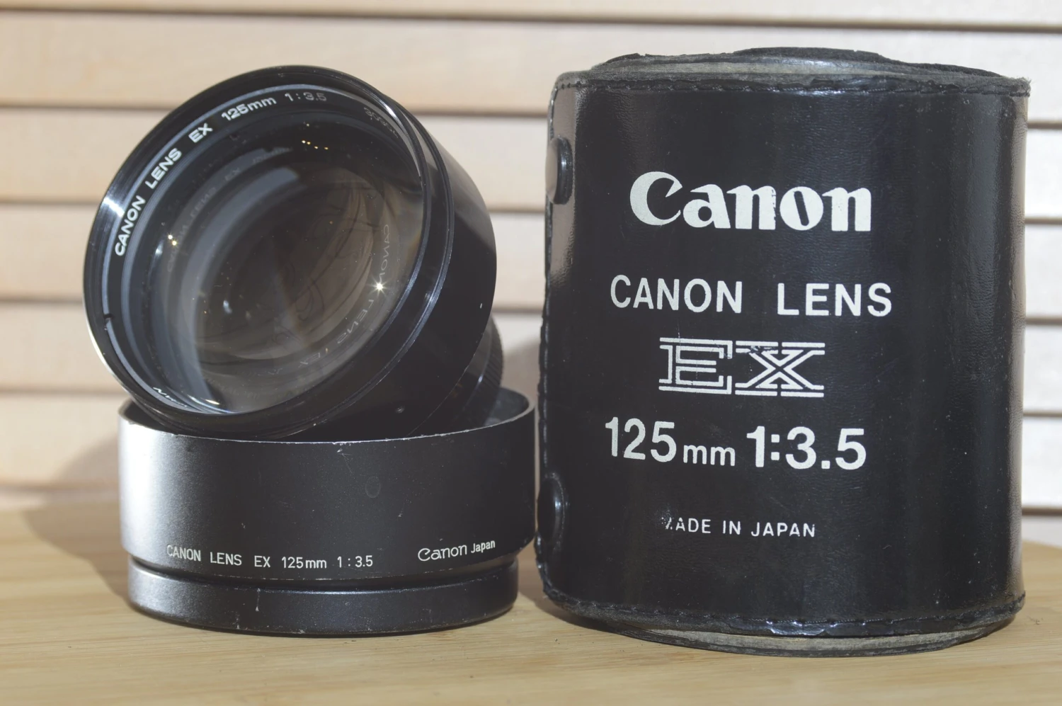 Gorgeous Canon EX 125mm F3.5 Lens With Case And Lens Hood. A Fantastic Addition To Any Photographers Kit. A Beautiful Piece. 9 Gorgeous Canon EX 125mm F3.5 Lens With Case And Lens Hood. A Fantastic Addition To Any Photographers Kit. A Beautiful Piece. - Image 7