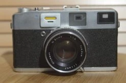 Vintage Olympus Auto Electro Set 35mm Range Finder Camera With Original Case And Lens Cap