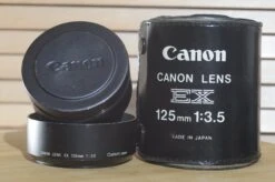 Gorgeous Canon EX 125mm F3.5 Lens With Case And Lens Hood. A Fantastic Addition To Any Photographers Kit. A Beautiful Piece. 17 Gorgeous Canon EX 125mm F3.5 Lens With Case And Lens Hood. A Fantastic Addition To Any Photographers Kit. A Beautiful Piece. -Cameras Sale Shop DSC 0030 d55f3264 bbb1 4436 81b9 6e6511e4c4ab