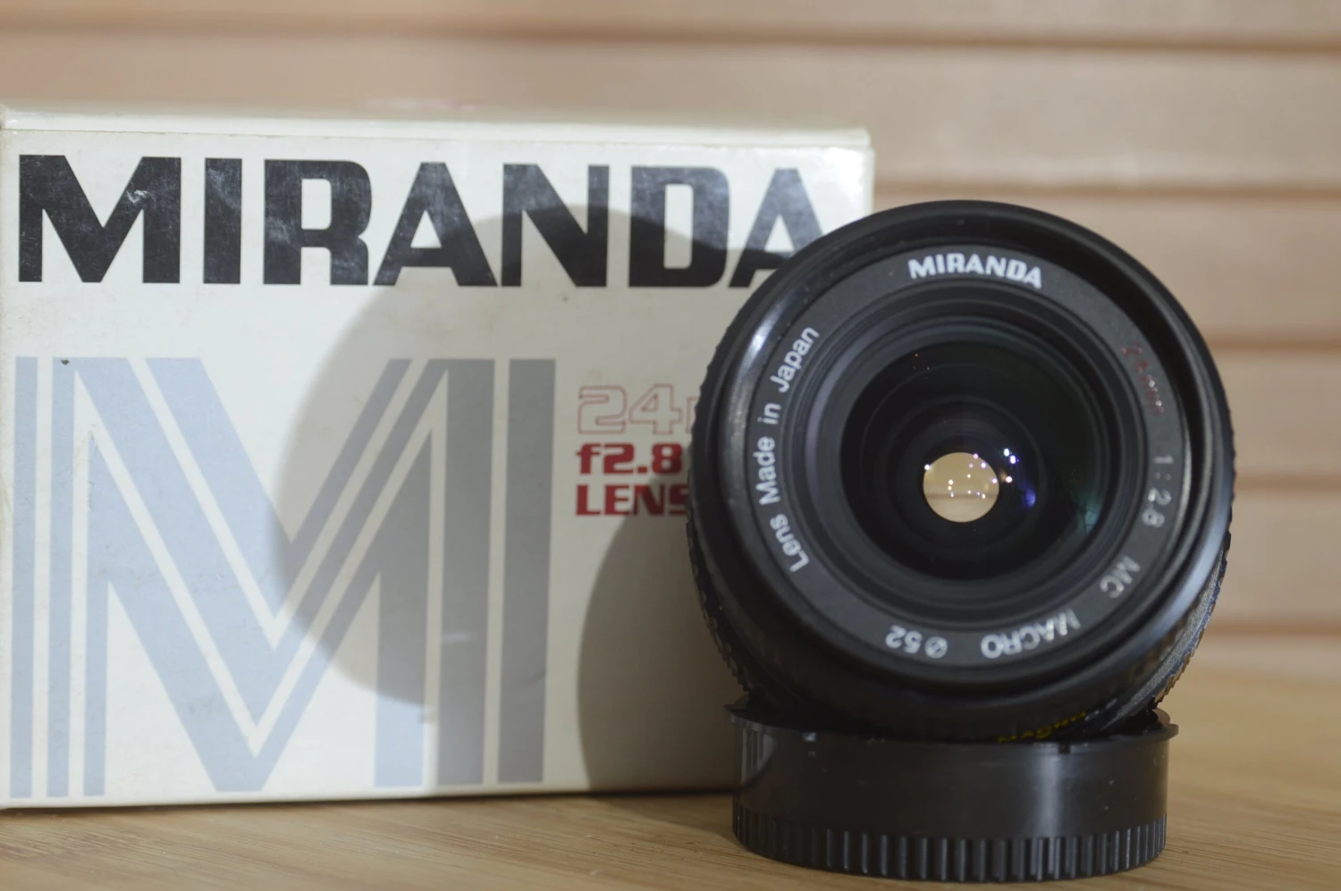 Miranda 24mm F2.8 Fast Prime FD Fit Lens In Its Original Box. A Rare Find. Lovely Sharp Optics. A Great Super Wide Lens. 3 Miranda 24mm F2.8 Fast Prime FD Fit Lens In Its Original Box. A Rare Find. Lovely Sharp Optics. A Great Super Wide Lens.