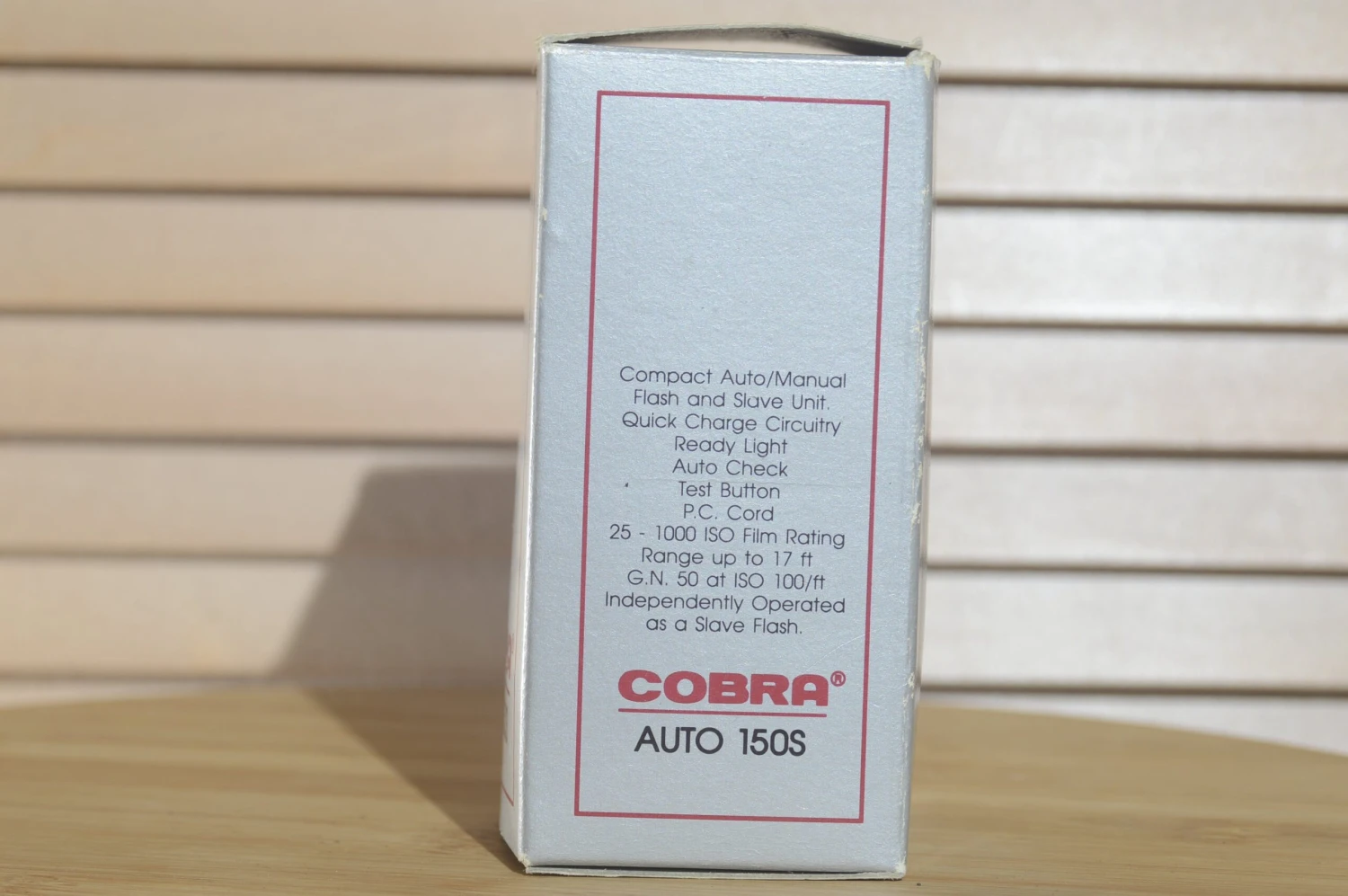Boxed Cobra Auto 150S Universal Flash Unit. Features Include, Slave Unit, Stand And Original Instructions 14 Boxed Cobra Auto 150S Universal Flash Unit. Features Include, Slave Unit, Stand And Original Instructions - Image 12