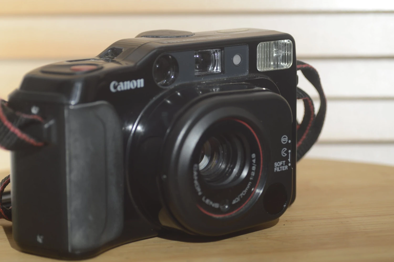 Vintage Canon Sure Shot Tele Camera 35mm Camera With Case. 8 Vintage Canon Sure Shot Tele Camera 35mm Camera With Case. - Image 6