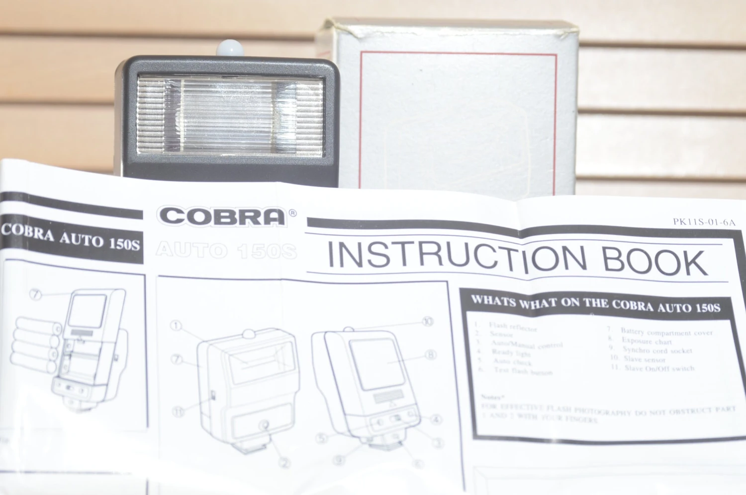 Boxed Cobra Auto 150S Universal Flash Unit. Features Include, Slave Unit, Stand And Original Instructions 8 Boxed Cobra Auto 150S Universal Flash Unit. Features Include, Slave Unit, Stand And Original Instructions - Image 6