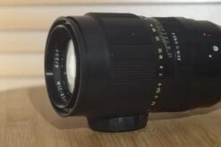 Jupiter-21M M42 200mm F4 Vintage Lens With Built In Lens Hood. This Is A Beautiful Telephoto Lens