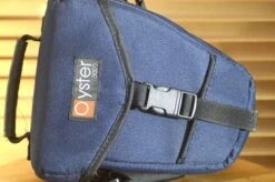 Oyster 3000 Navy Blue Padded Snug Fit Camera Case. With Shoulder Strap.