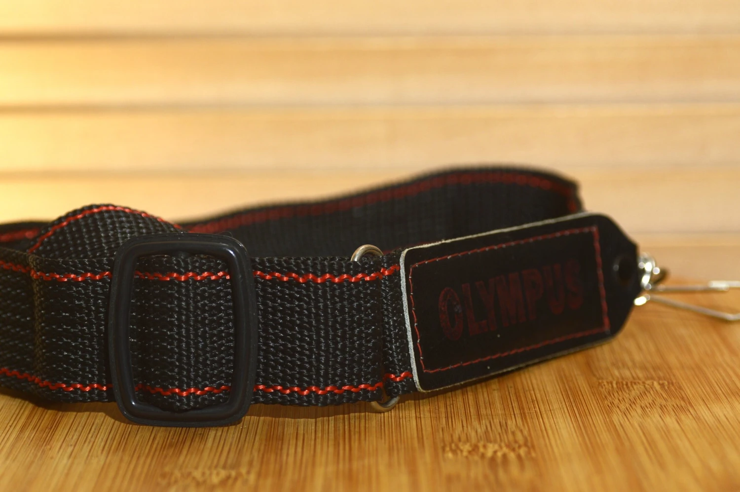 Black And Red Olympus Strap. Lovely Addition To Your Olympus Set Up. 4 Black And Red Olympus Strap. Lovely Addition To Your Olympus Set Up. - Image 2