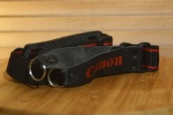 Black And Red Canon Strap. Lovely Addition To Your Canon Set Up.
