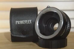 Prinzflex PK Auto 3X Tele Converter With Case In Great Condition. Triple Your Lens' Focal Length.