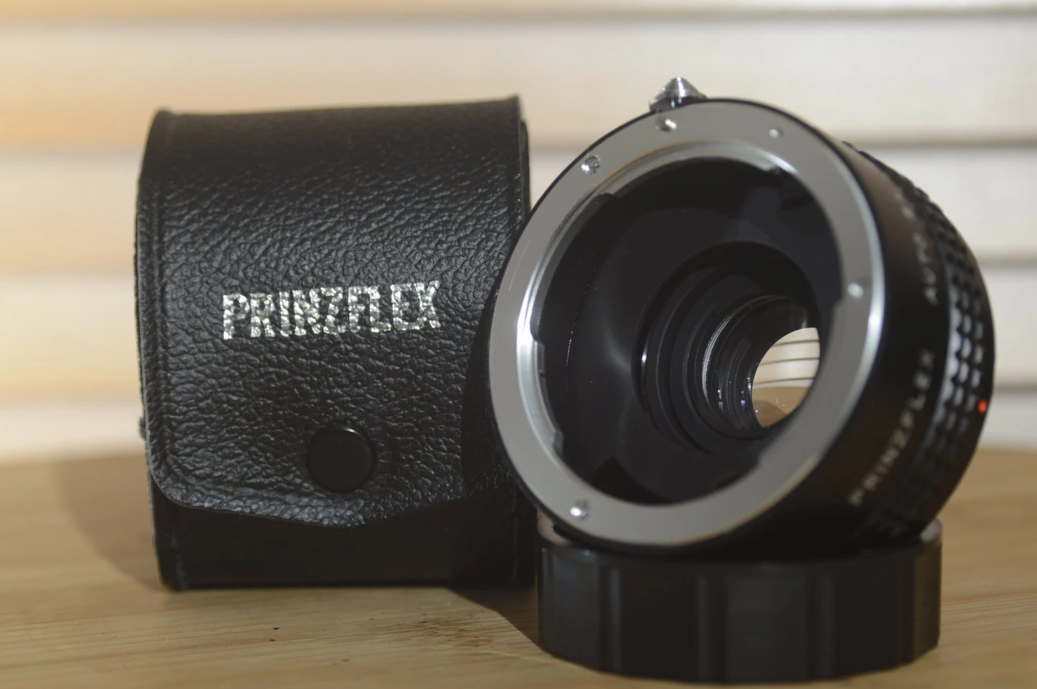 Prinzflex PK Auto 3X Tele Converter With Case In Great Condition. Triple Your Lens' Focal Length. 3 Prinzflex PK Auto 3X Tele Converter With Case In Great Condition. Triple Your Lens' Focal Length.