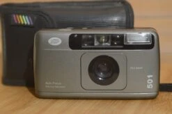 Boots 501 AF 35mm Compact Camera With Case. Great Point And Shoot For All Occasions
