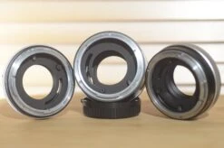 Vivitar Automatic Extension Tube FL-FD Set Of 3 Teleconverters. Including 12mm, 20mm And 36mm.