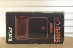Boxed Vivitar 550FD C/R Auto Thyristor Flash. Dedicated For Canon And Ricoh SLRs. -Cameras Sale Shop DSC 0302