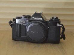 Rare Black Canon AV1 35mm SLR Camera (Body Only) Fantastic Condition Cleaned, Tested And Serviced And Ready To Go For Canon FD Lenses