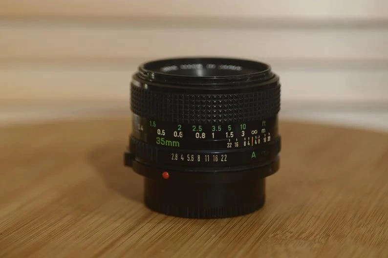 Vintage Canon FD 35mm F2.8 Lens. This Is A Beautiful Wide Angle Lens In Superb Condition! 9 Vintage Canon FD 35mm F2.8 Lens. This Is A Beautiful Wide Angle Lens In Superb Condition! - Image 7