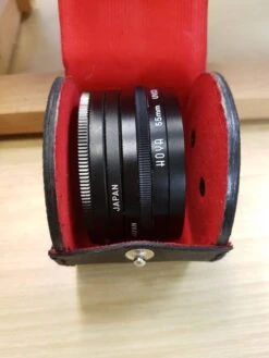 Lovely Filter Pack In Original Black Case With Red Velvet Style Lining. UV, Skylight, Yellow And PL Polorising 55mm Thread. Perfect Kit ! -Cameras Sale Shop il fullxfull.2143497678 2npk