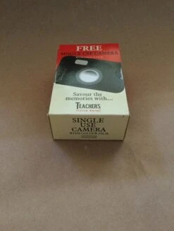 Collectable Teachers Whisky Single Use Camera. Inner Box Unopened. This Is An Unused Novelty Camera. -Cameras Sale Shop il fullxfull.2361797318 bbrf