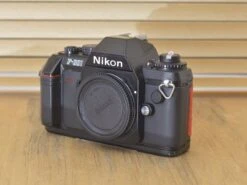Nikon F-301 - Custom Red Back. In Lovely Condition And Looks Striking With The Red Back Custom Wrap. This Is A Fantastic Nikon Camera