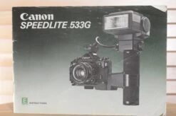 Selection Of Vintage Canon Speedlite Instruction Manuals. Ideal Equipment For All Levels Of Photographers
