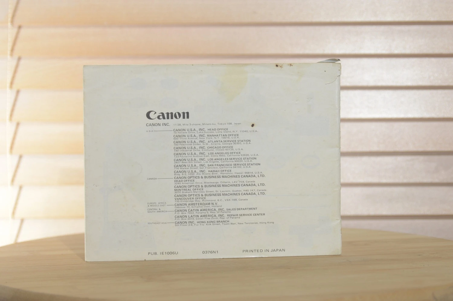 Selection Of Vintage Canon EX Auto Instruction Manual. Ideal Equipment For All Levels Of Photographers 4 Selection Of Vintage Canon EX Auto Instruction Manual. Ideal Equipment For All Levels Of Photographers - Image 2