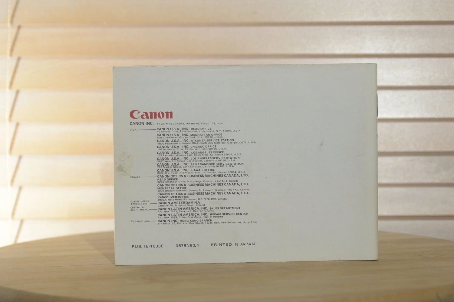 Selection Of Vintage Canon FD Lenses Instruction Manuals. Ideal Equipment For All Levels Of Photographers 10 Selection Of Vintage Canon FD Lenses Instruction Manuals. Ideal Equipment For All Levels Of Photographers - Image 8
